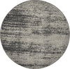 Studio Haven Collection Area Rug -  Gallery (Dark Gray) Round Dark Gray  lifestyle 18