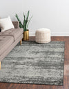 Studio Haven Collection Area Rug -  Gallery (Dark Gray) Rectangle Dark Gray  lifestyle 5