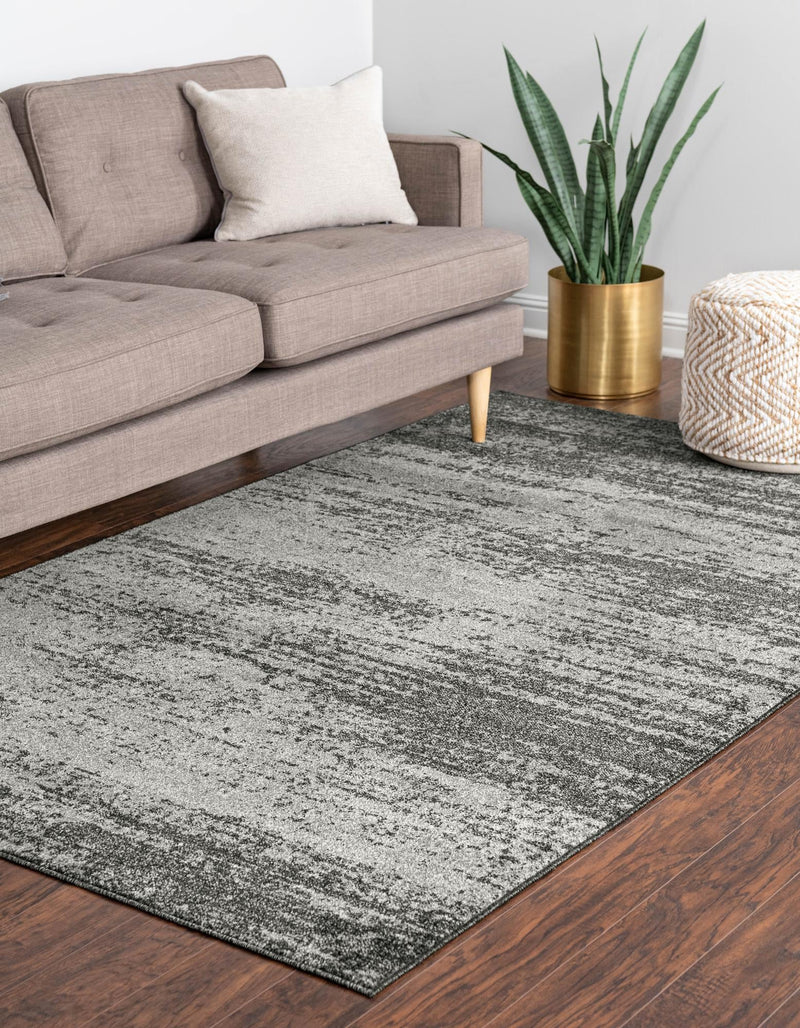 Studio Haven Collection Area Rug -  Gallery (Dark Gray) Rectangle Dark Gray  lifestyle 6