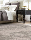 Studio Haven Collection Area Rug -  Gallery (Gray) Round Gray  lifestyle 28