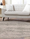Studio Haven Collection Area Rug -  Gallery (Gray) Round Gray  lifestyle 76