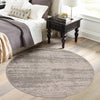 Studio Haven Collection Area Rug -  Gallery (Gray) Round Gray  lifestyle 77