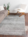 Studio Haven Collection Area Rug -  Gallery (Gray) Rectangle Gray  lifestyle 2