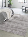 Studio Haven Collection Area Rug -  Gallery (Gray) Rectangle Gray  lifestyle 4