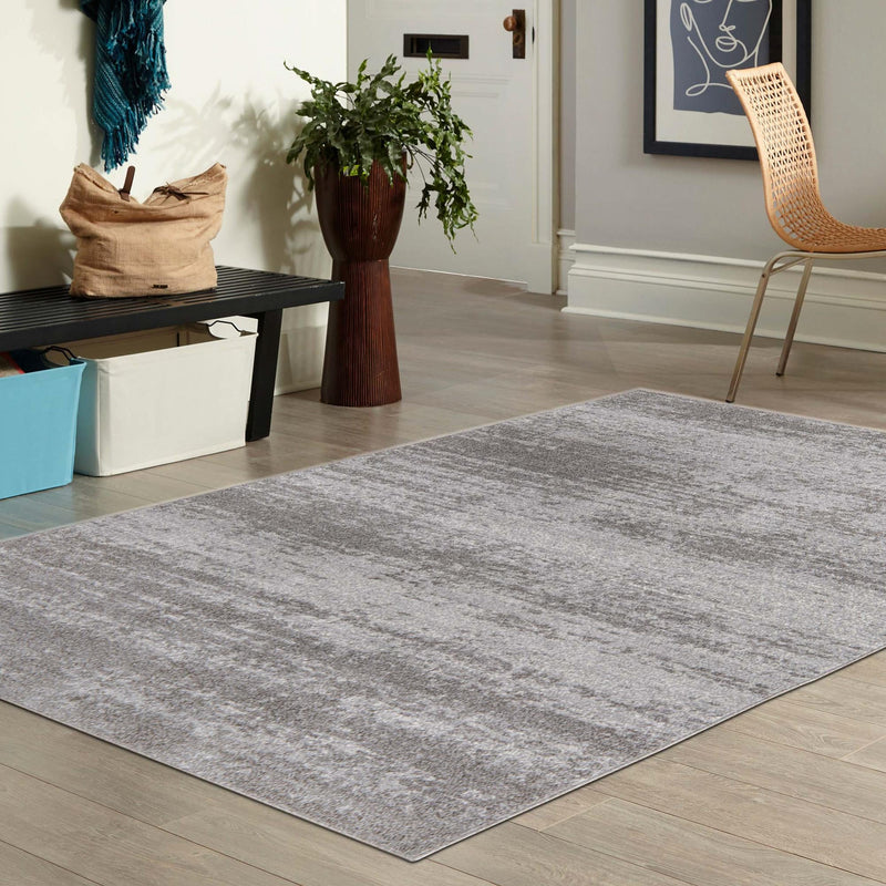 Studio Haven Collection Area Rug -  Gallery (Gray) Rectangle Gray  lifestyle 19
