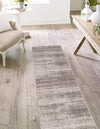 Studio Haven Collection Area Rug -  Gallery (Gray) Runner Gray  lifestyle 25