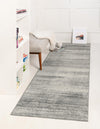 Studio Haven Collection Area Rug -  Gallery (Gray) Runner Gray  lifestyle 44