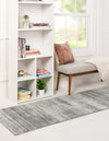 Studio Haven Collection Area Rug -  Gallery (Gray) Runner Gray  lifestyle 45