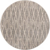 Marrakesh Sands Collection Area Rug -  Fez Round Gray  lifestyle 25