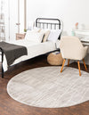 Marrakesh Sands Collection Area Rug -  Fez Round Gray  lifestyle 35