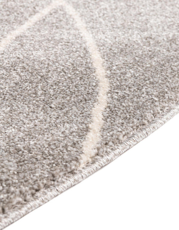 Marrakesh Sands Collection Area Rug -  Fez Round Gray  lifestyle 45