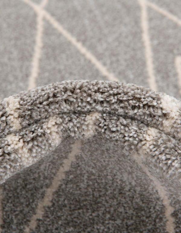Marrakesh Sands Collection Area Rug -  Fez Round Gray  lifestyle 47