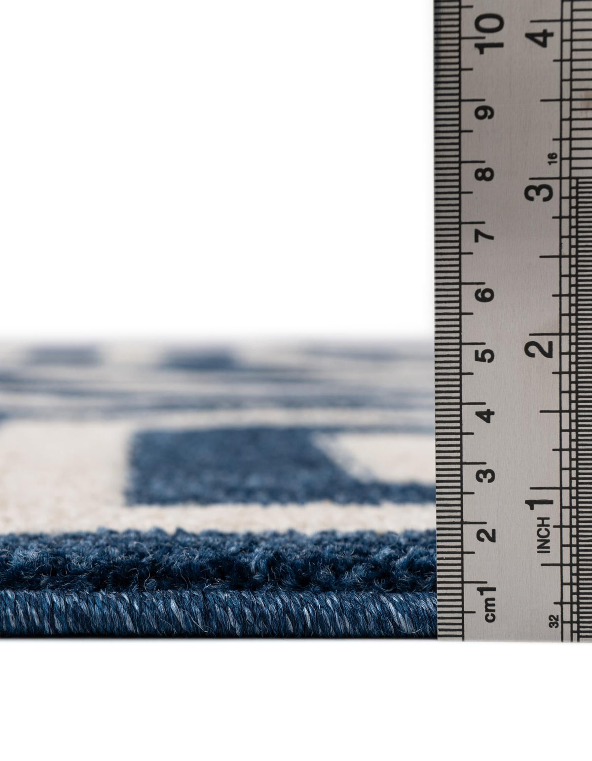 Aegean Labyrinth Collection Area Rug -  Mykonos Rectangle Navy Blue  lifestyle 26