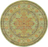 Lagoon Luxe Collection Area Rug -  Shoreline Round Green  lifestyle 18