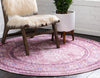 Lagoon Luxe Collection Area Rug -  Shoreline Round Pink  lifestyle 13