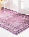 Lagoon Luxe Collection Area Rug -  Shoreline Rectangle Pink  lifestyle 6