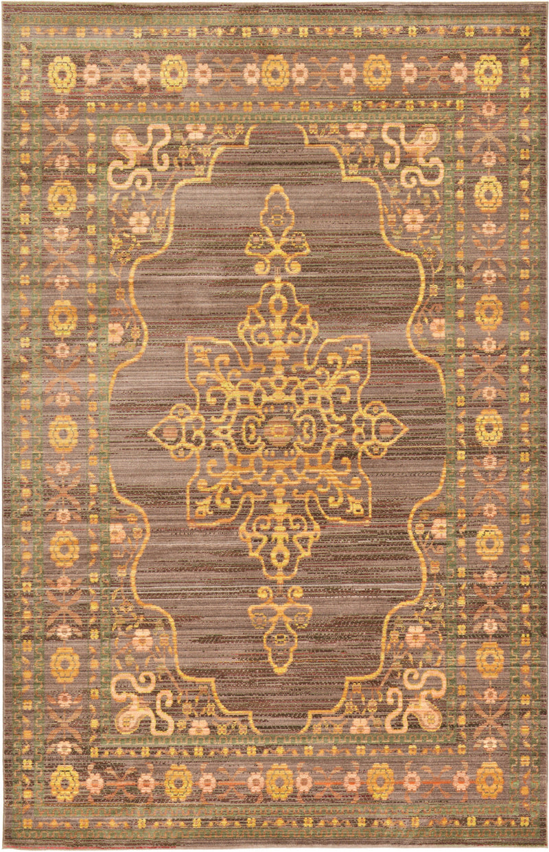 Lagoon Luxe Collection Area Rug -  Shoreline Rectangle Brown  lifestyle 4