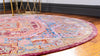 Lagoon Luxe Collection Area Rug -  Dunes Round Peach  lifestyle 22