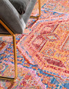 Lagoon Luxe Collection Area Rug -  Dunes Round Peach  lifestyle 26