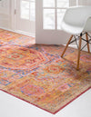 Lagoon Luxe Collection Area Rug -  Dunes Rectangle Peach  lifestyle 3