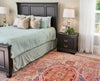 Lagoon Luxe Collection Area Rug -  Dunes Rectangle Peach  lifestyle 11