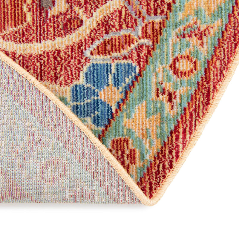Lagoon Luxe Collection Area Rug -  Atoll Round Peach  lifestyle 35