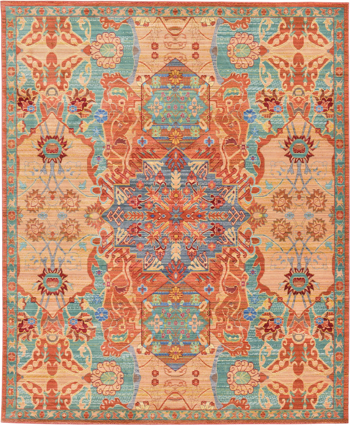 Lagoon Luxe Collection Area Rug -  Atoll Rectangle Peach Main
