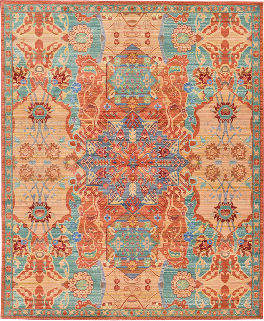 Lagoon Luxe Collection Area Rug -  Atoll Rectangle Peach Main