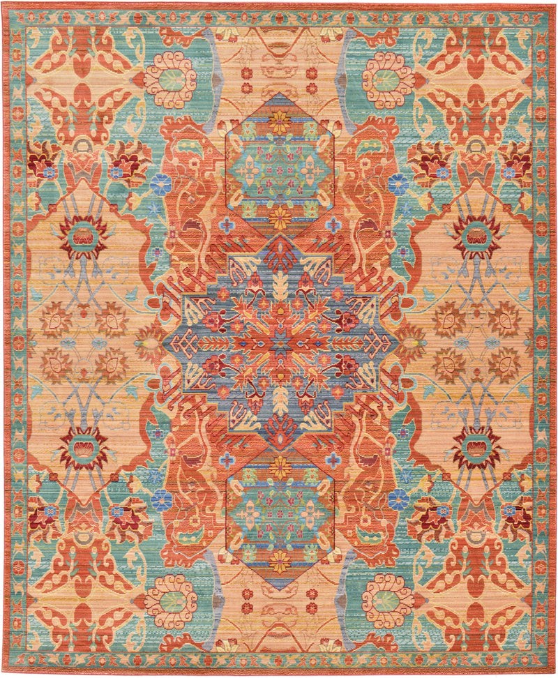 Lagoon Luxe Collection Area Rug -  Atoll Rectangle Peach Main