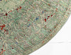 Lagoon Luxe Collection Area Rug -  Driftwood Round Green  lifestyle 17