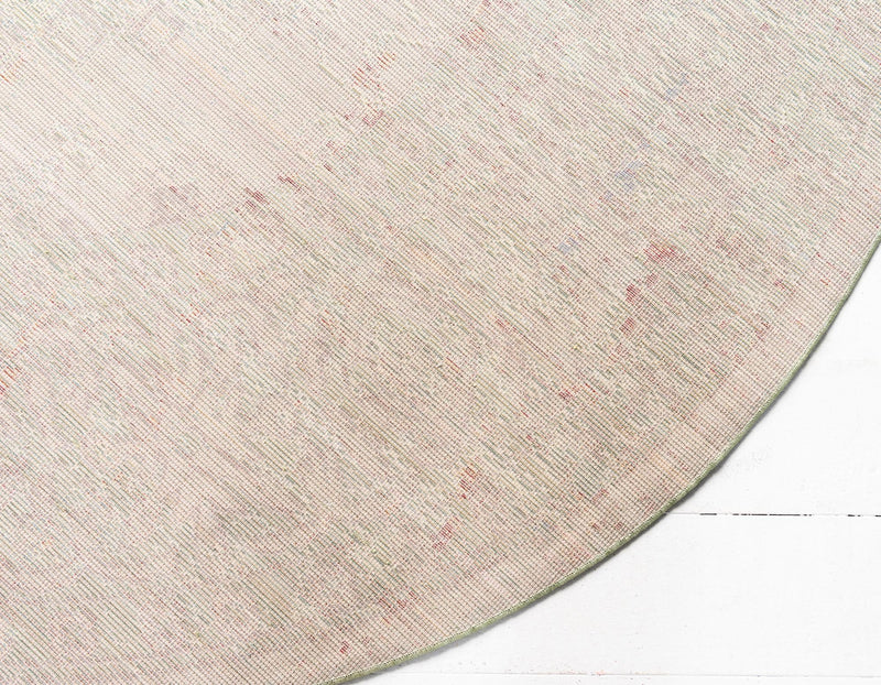 Lagoon Luxe Collection Area Rug -  Driftwood Round Green  lifestyle 18