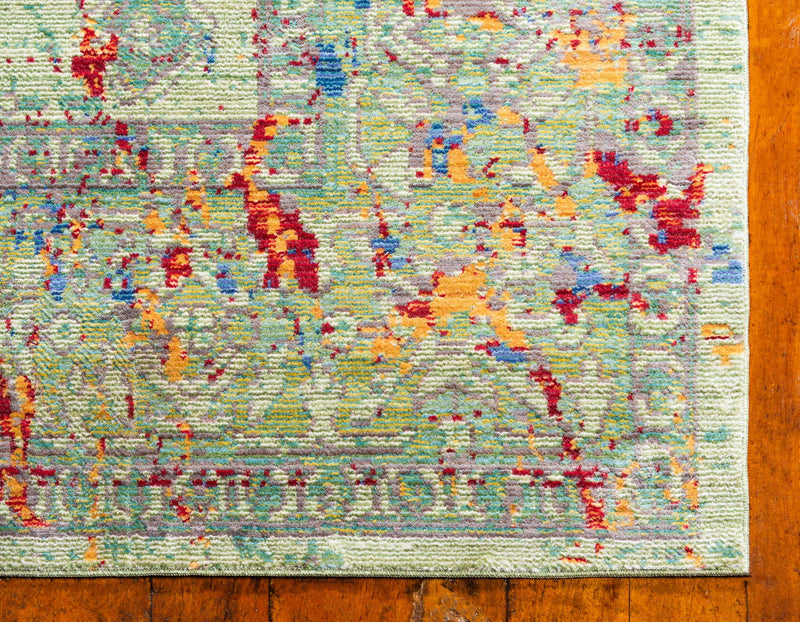 Lagoon Luxe Collection Area Rug -  Driftwood Rectangle Green  lifestyle 8