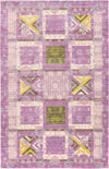 Lagoon Luxe Collection Area Rug -  Seashell Rectangle Purple  lifestyle 3