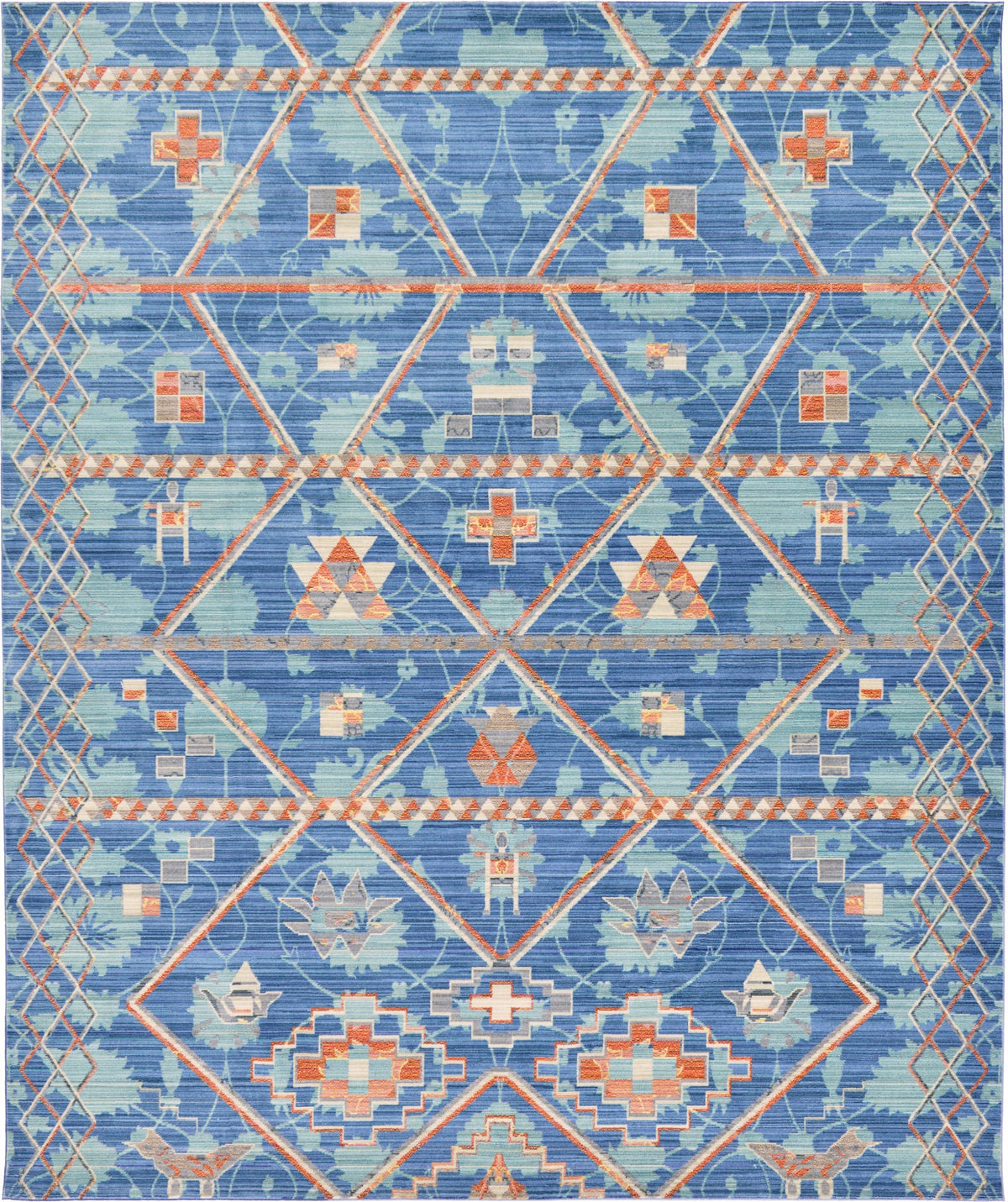 Lagoon Luxe Collection Area Rug -  Anchorage Rectangle Blue  lifestyle 2