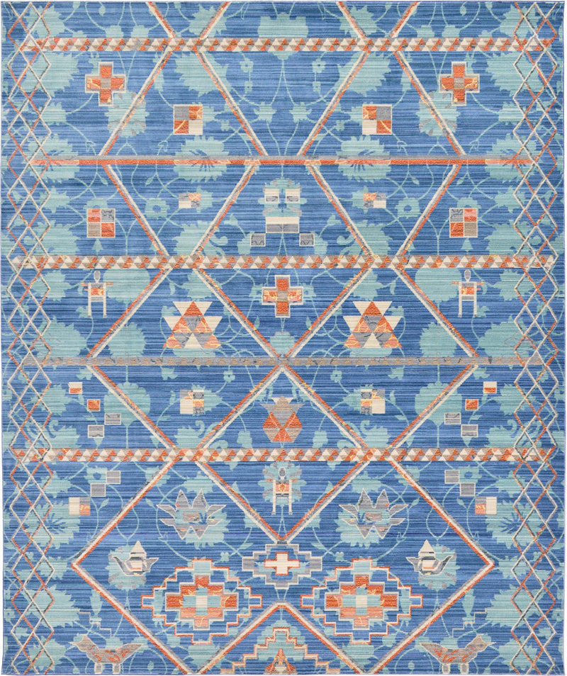 Lagoon Luxe Collection Area Rug -  Anchorage Rectangle Blue  lifestyle 2