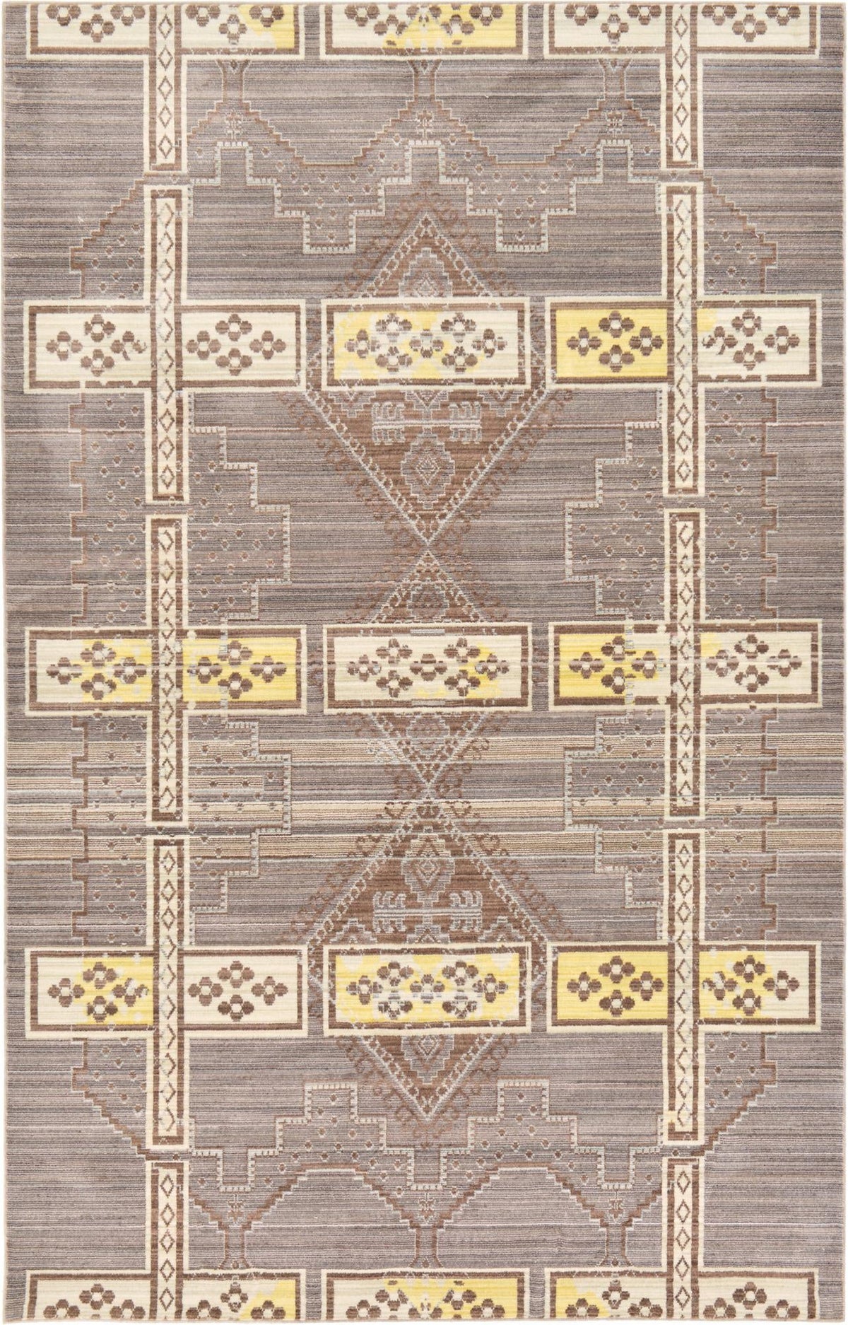 Lagoon Luxe Collection Area Rug -  Current Rectangle Brown  lifestyle 2