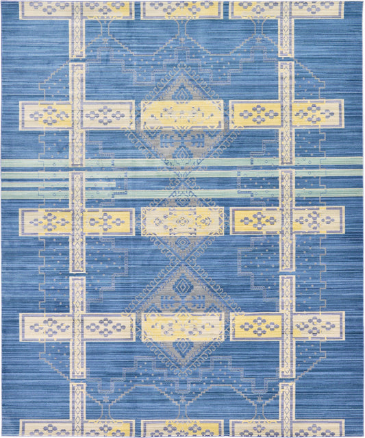 Lagoon Luxe Collection Area Rug -  Current Rectangle Blue Main