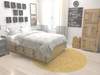 Lagoon Luxe Collection Area Rug -  Splash Round Gold  lifestyle 5
