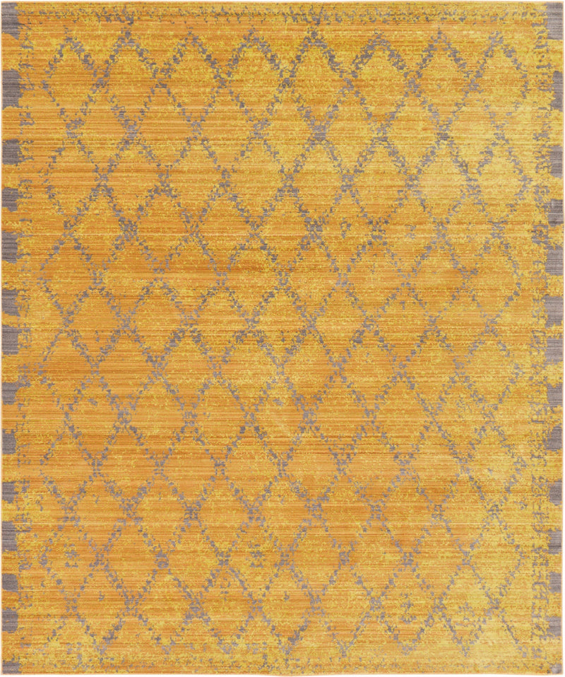Lagoon Luxe Collection Area Rug -  Splash Rectangle Gold Main