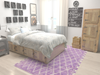 Lagoon Luxe Collection Area Rug -  Splash Rectangle Purple  lifestyle 3