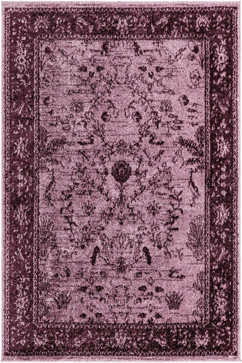 Horizon Collection Area Rug -  Apex (Purple) Rectangle Purple  lifestyle 3