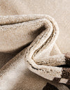 Aegean Labyrinth Collection Area Rug -  Santorini Rectangle Beige and Brown  lifestyle 47