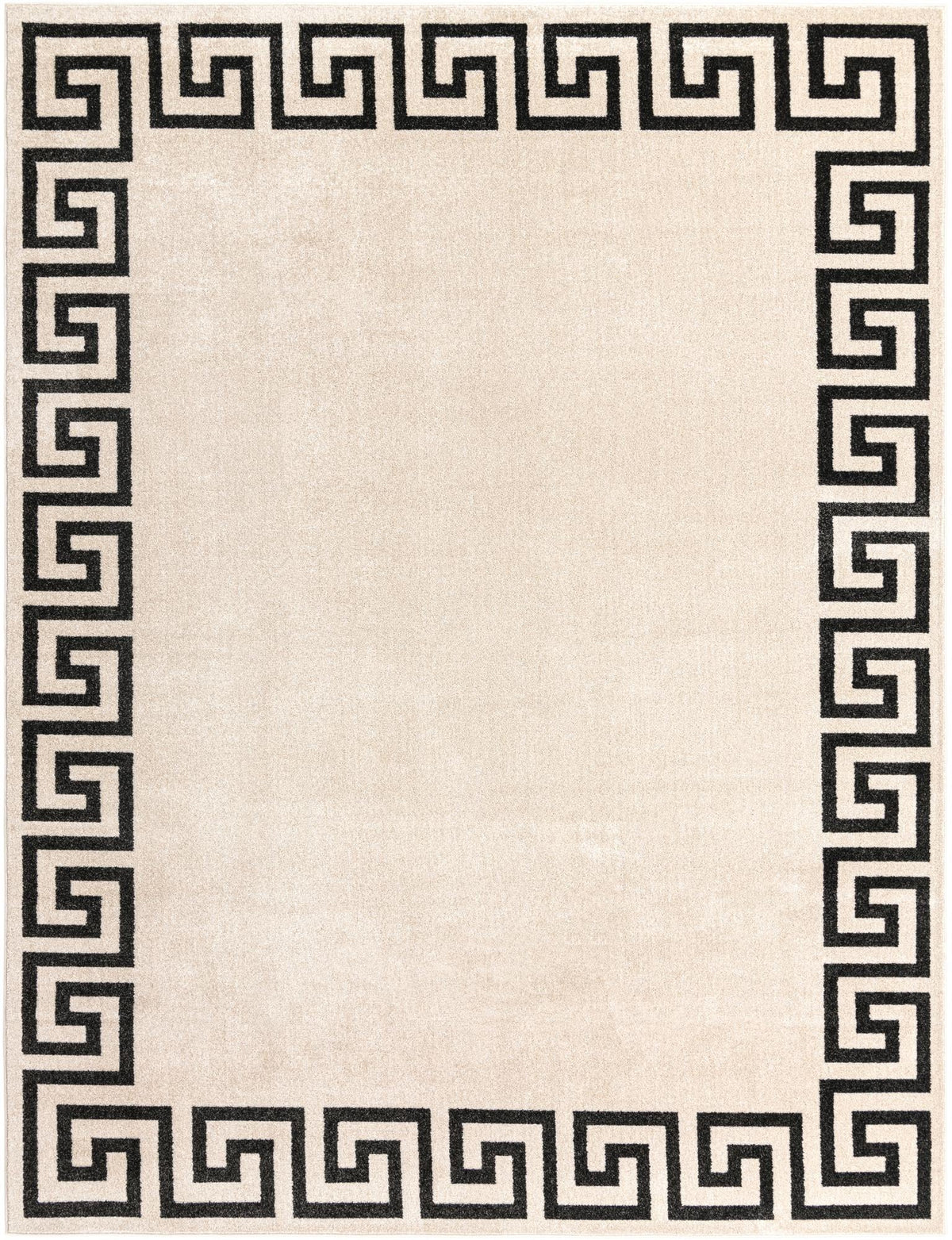 Aegean Labyrinth Collection Area Rug -  Santorini Rectangle Beige and Gray  lifestyle 5