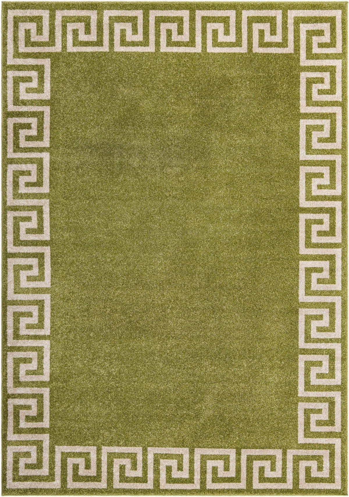 Aegean Labyrinth Collection Area Rug -  Santorini Rectangle Light Green  lifestyle 5