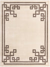Aegean Labyrinth Collection Area Rug -  Rhodes Rectangle Beige and Brown  lifestyle 5