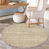 Studio Haven Collection Area Rug -  Gallery (Bone Beige) Round Bone Beige  lifestyle 92