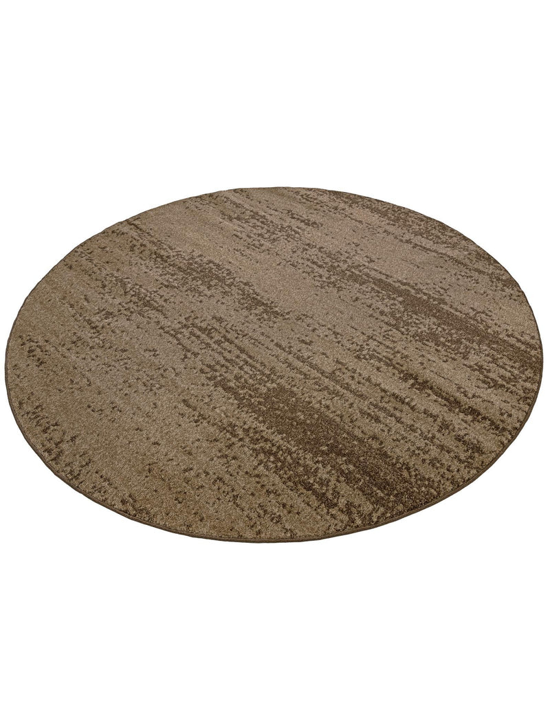 Studio Haven Collection Area Rug -  Gallery (Brown) Round Brown  lifestyle 37