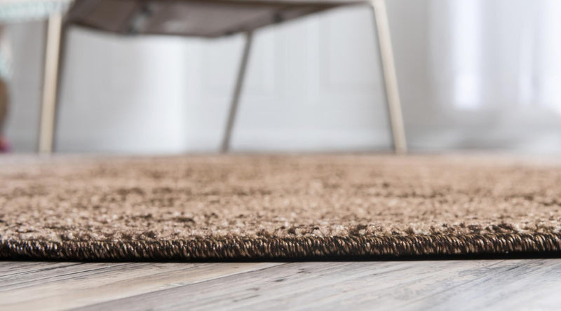 Studio Haven Collection Area Rug -  Gallery (Brown) Round Brown  lifestyle 28