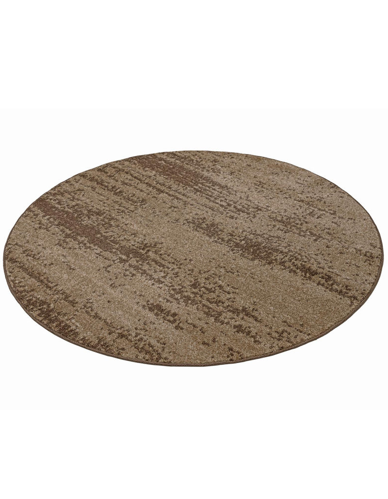 Studio Haven Collection Area Rug -  Gallery (Brown) Round Brown  lifestyle 39