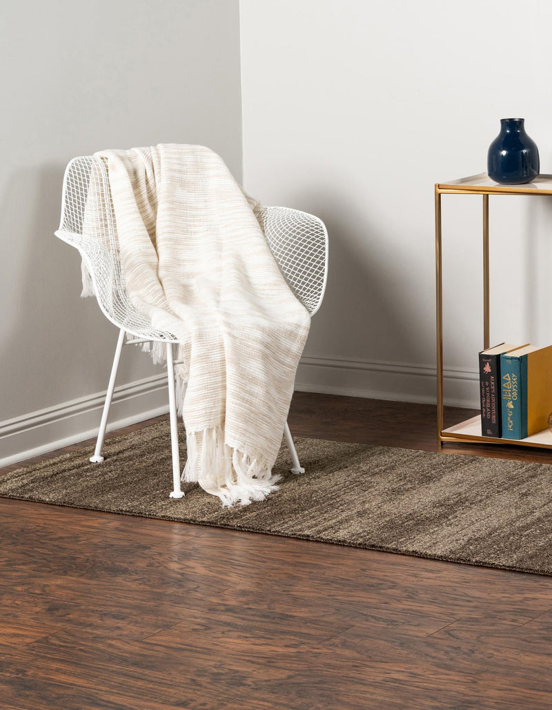 Studio Haven Collection Area Rug -  Gallery (Brown) Runner Brown  lifestyle 41